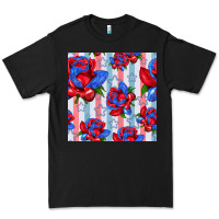 Black patriotic roses Premium Tee - BundleAndBundleShop