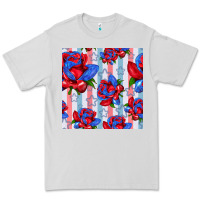 Dove Grey patriotic roses Premium Tee - BundleAndBundleShop