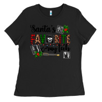 Black santa's favorite x ray tech Ladies Tee - AdoDesignShop