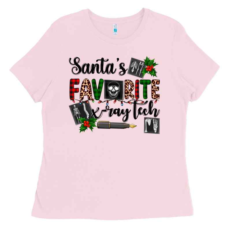 Santa's Favorite X Ray Tech Ladies Tee by AdoDesignShop | Teevron