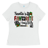 White santa's favorite x ray tech Ladies Tee - AdoDesignShop