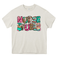 Cream nurse fuel coffee cups Heavy Core Tee - Jasminsmagicworld
