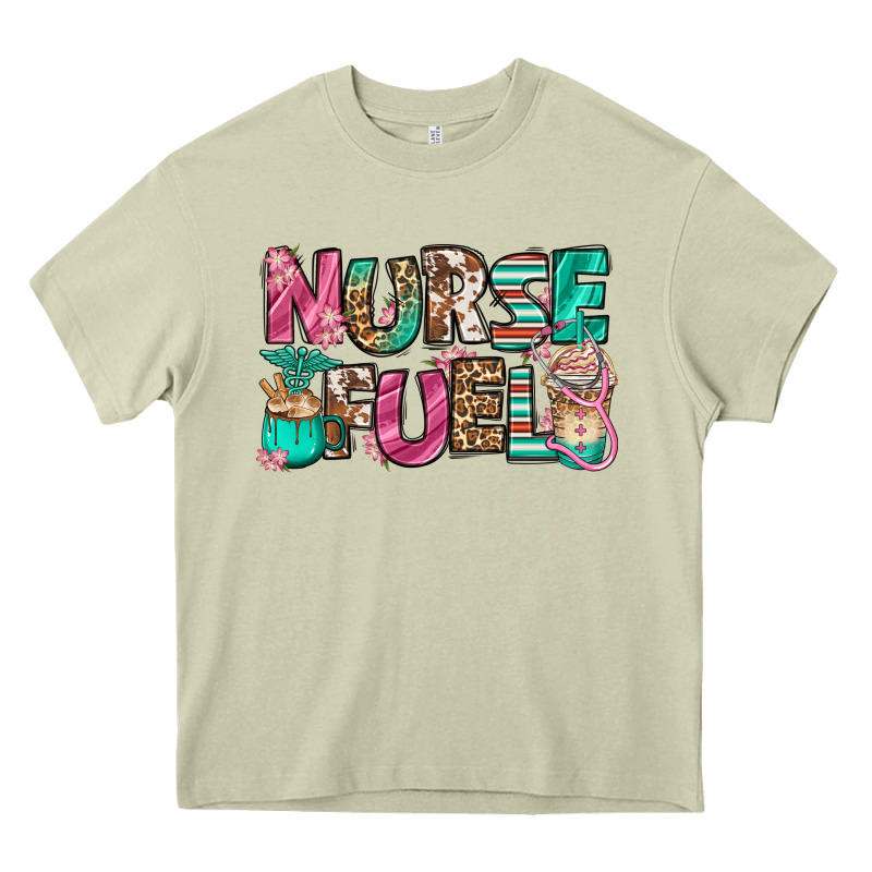 Nurse Fuel Coffee Cups Heavy Core Tee by Jasminsmagicworld | Teevron
