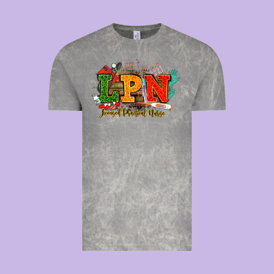 Lpn Licensed Practical Nurse Juneteenth Vintage Tee Designed By Nancycooperartshop