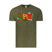 Vintage Olive lpn licensed practical nurse juneteenth Vintage Tee - NancyCooperArtShop