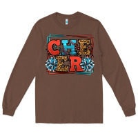 Chestnut Cheer Baseball stitchs Long Sleeve Tee - LillyAllenDesigns