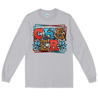 Moon Dust Cheer Baseball stitchs Long Sleeve Tee - LillyAllenDesigns