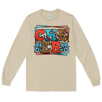 Mushroom Cheer Baseball stitchs Long Sleeve Tee - LillyAllenDesigns