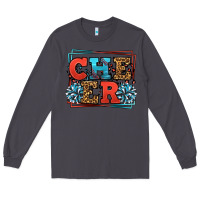 Smoke Cheer Baseball stitchs Long Sleeve Tee - LillyAllenDesigns
