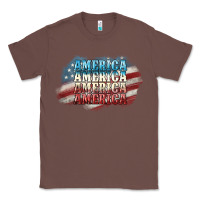 Chestnut America america Classic Tee - NancyCooperArtShop