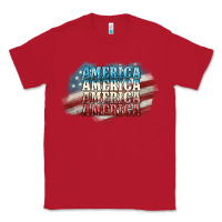 Red America america Classic Tee - NancyCooperArtShop