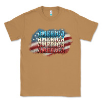 Toasted Coconut America america Classic Tee - NancyCooperArtShop