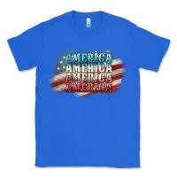 True Royal America america Classic Tee - NancyCooperArtShop