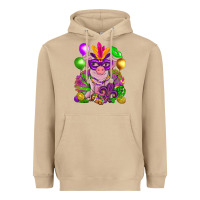 Mushroom Mardi Gras Pig Heavyweight Hoodie - HowdyJamesFarm