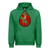 Emerald mexican teardrop Urban Hoodie - BundleAndBundleShop