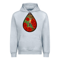 Heather Grey mexican teardrop Urban Hoodie - BundleAndBundleShop