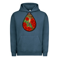 Pigment Midnight Navy mexican teardrop Urban Hoodie - BundleAndBundleShop