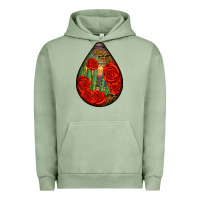 Pigment Oil Green mexican teardrop Urban Hoodie - BundleAndBundleShop