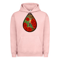 Pigment Salmon mexican teardrop Urban Hoodie - BundleAndBundleShop