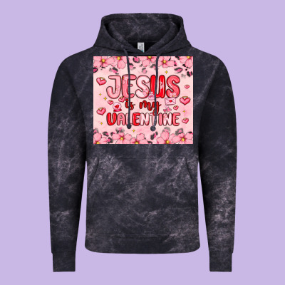 Jesus Is My Valentine Vintage Hoodie Designed By Maliassmallbusiness