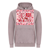 Vintage Zinc jesus is my valentine Vintage Hoodie - MaliasSmallBusiness
