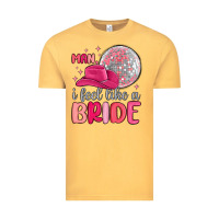 Vintage Mustard man i feel like a bride Vintage Tee - MaliasSmallBusiness