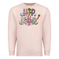 Pale Pink Hip hop Easter Premium Sweatshirt - CowGirlArtShop