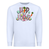 White Hip hop Easter Premium Sweatshirt - CowGirlArtShop