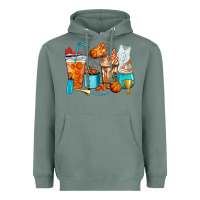 Sage Basketball coffee cups Heavyweight Hoodie - HowdyJamesFarm