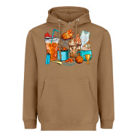 Toasted Coconut Basketball coffee cups Heavyweight Hoodie - HowdyJamesFarm