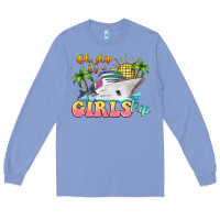 Colony Blue oh ship it's a girls trip Long Sleeve Tee - LillyAllenDesigns