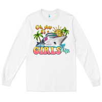 White oh ship it's a girls trip Long Sleeve Tee - LillyAllenDesigns