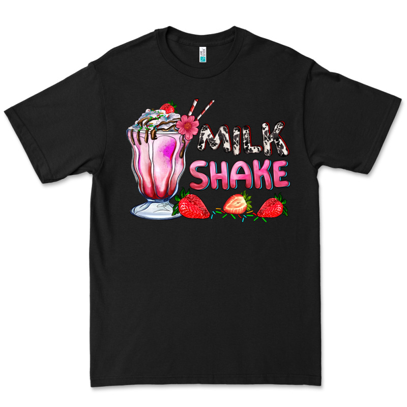 Milkshake With Strawberry Premium Tee by AdoDesignShop | Teevron