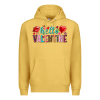 Antique Gold Hello Valentine Premium Hoodie - HowdyJamesFarm