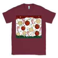 Burgundy christmas conchas Classic Tee - MaliasSmallBusiness