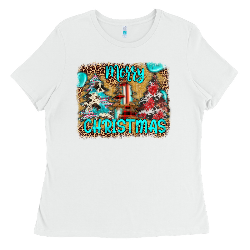 Merry Christmas Ladies Tee by JahusDesignShop | Teevron
