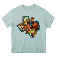 Arona rodeo sunflower texas map Heavy Core Tee - JahusDesignShop
