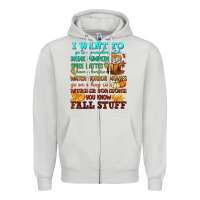 I Want To Fall Stuff Zipper Hoodie | Teevron