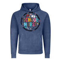 Vintage Denim school nurse Vintage Hoodie - MaliasSmallBusiness
