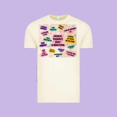 Physical Therapist Daily Affirmations Vintage Tee Designed By Maliassmallbusiness