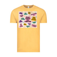 Vintage Mustard physical therapist daily affirmations Vintage Tee - MaliasSmallBusiness