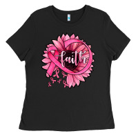 Black sunflower faith Ladies Tee - JahusDesignShop
