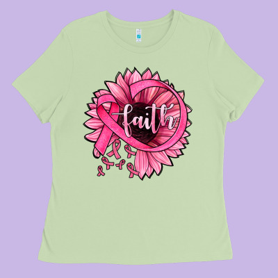Sunflower Faith Ladies Tee Designed By Jahusdesignshop
