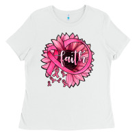 White sunflower faith Ladies Tee - JahusDesignShop