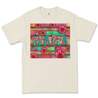 Bone mama with tie dye and flowers Premium Tee - Artiststas
