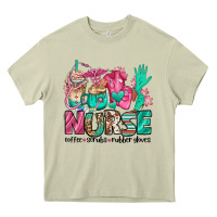 Mossy nurse coffee scrubs rubber gloves Heavy Core Tee - Jasminsmagicworld