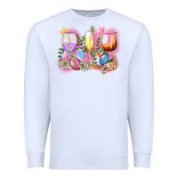 White Easter wine glasses  Easter Day Premium Sweatshirt - CowGirlArtShop