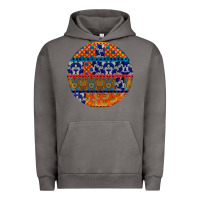 Pigment Tornado african fabric pattern round earrings Urban Hoodie - BundleAndBundleShop