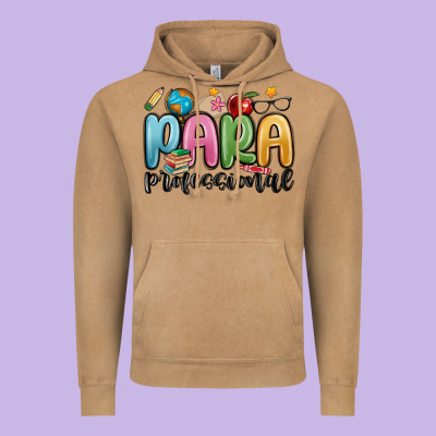 Para Professional Vintage Hoodie Designed By Maliassmallbusiness