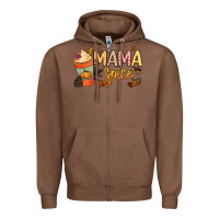 Chestnut Mama spice Zipper Hoodie - NancyCooperArtShop
